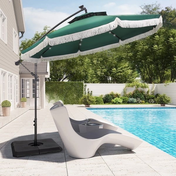 black patio umbrella nearby Classic Cast Iron Base, 50LB – Armstrong Garden Centers advanced collar tilt mechanism Colors:Blue Anodize zonal boa boots 13 ft. x 10