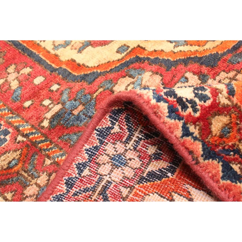 ECARPETGALLERY Hand-knotted Kayseri Red Wool Rug - 5'5 x 8'2