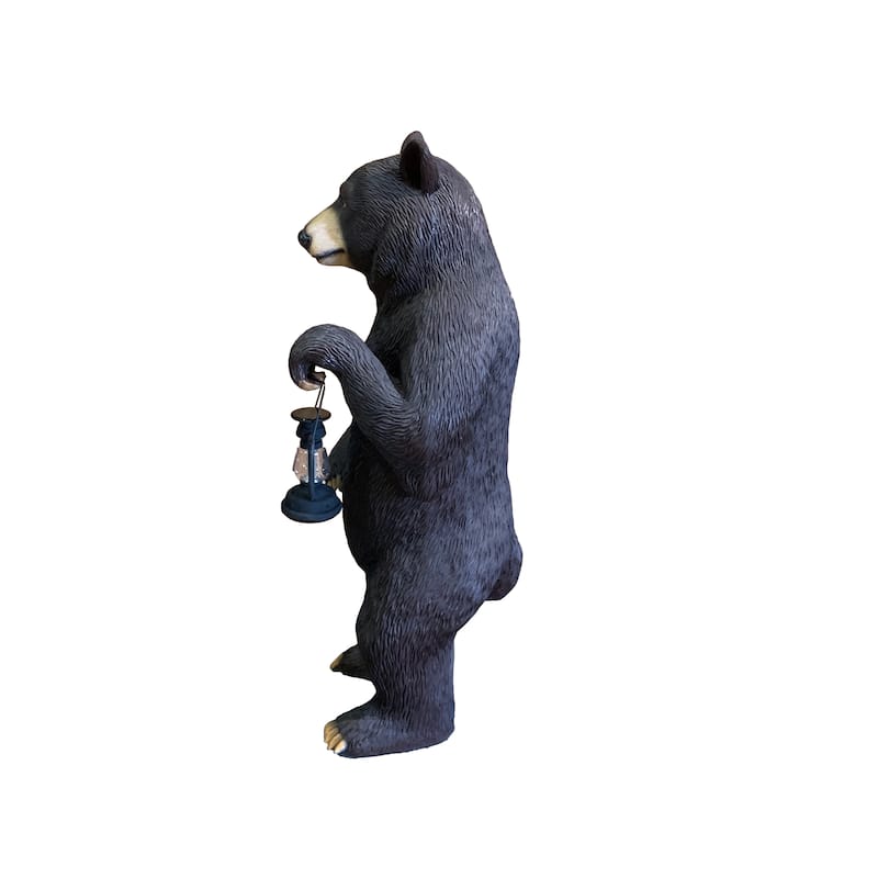 Standing Bear with Solar Lantern 3.50 FT