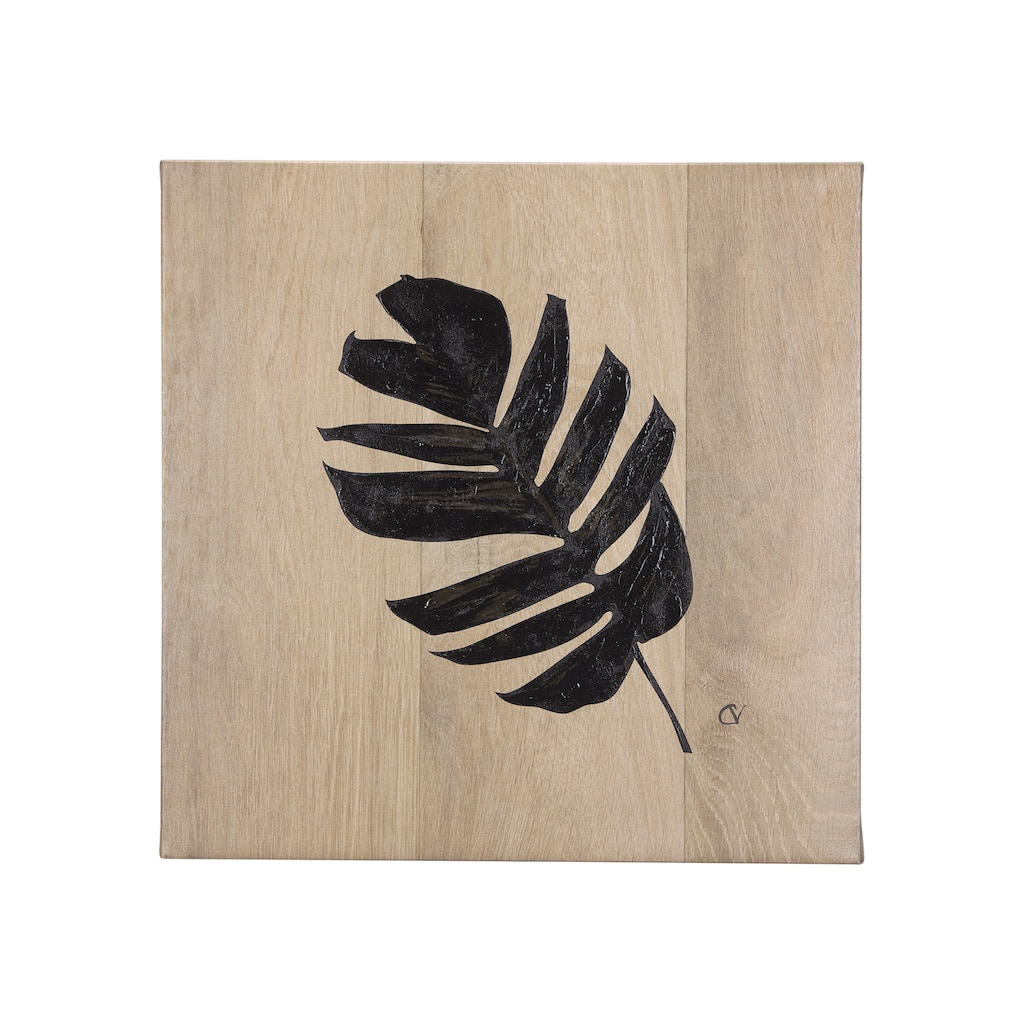 Tropical Leaf IV (30 x 30) Canvas Art Print