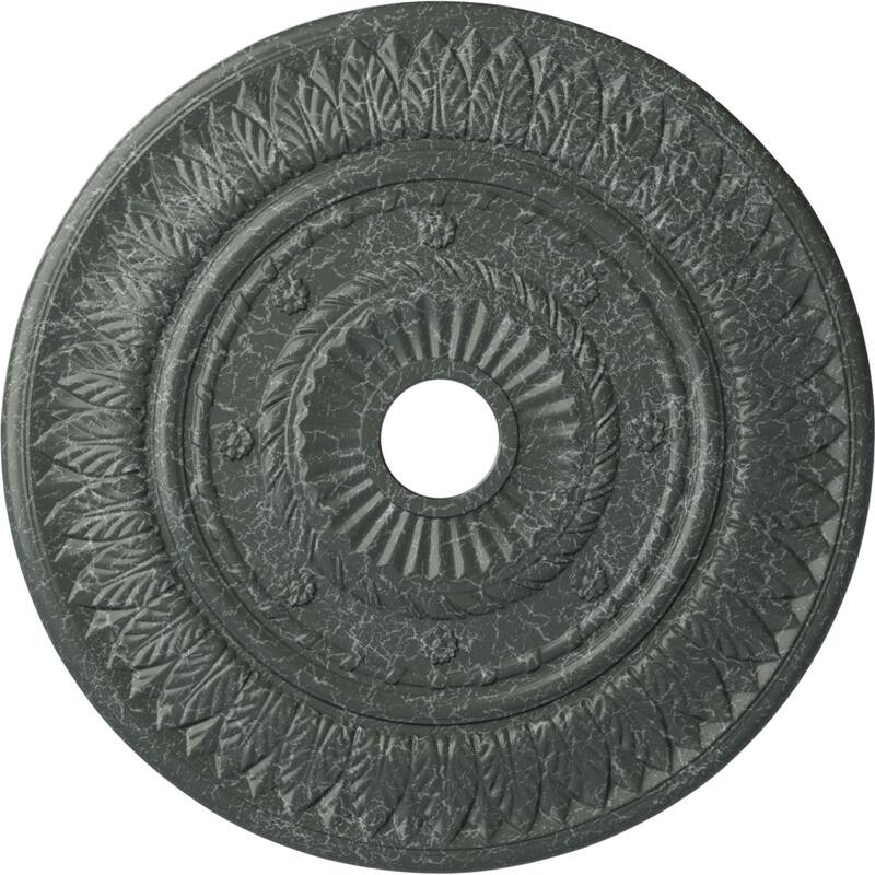 26 3/4"OD x 3 5/8"ID x 1 1/8"P Leaf Ceiling Medallion