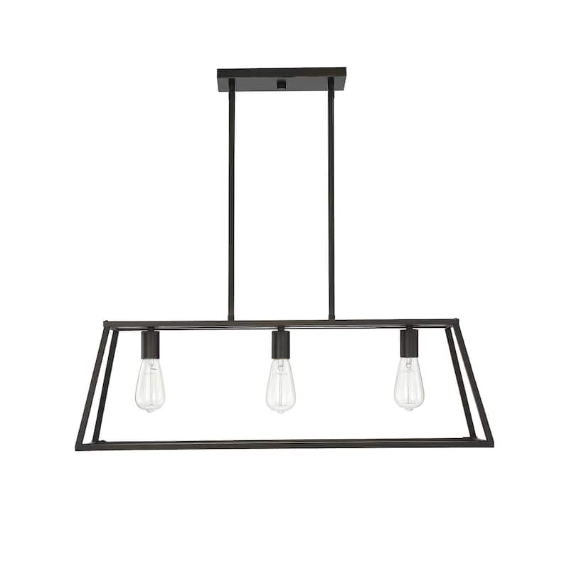 Savoy House Denton 3 Light 33" Wide Linear Chandelier