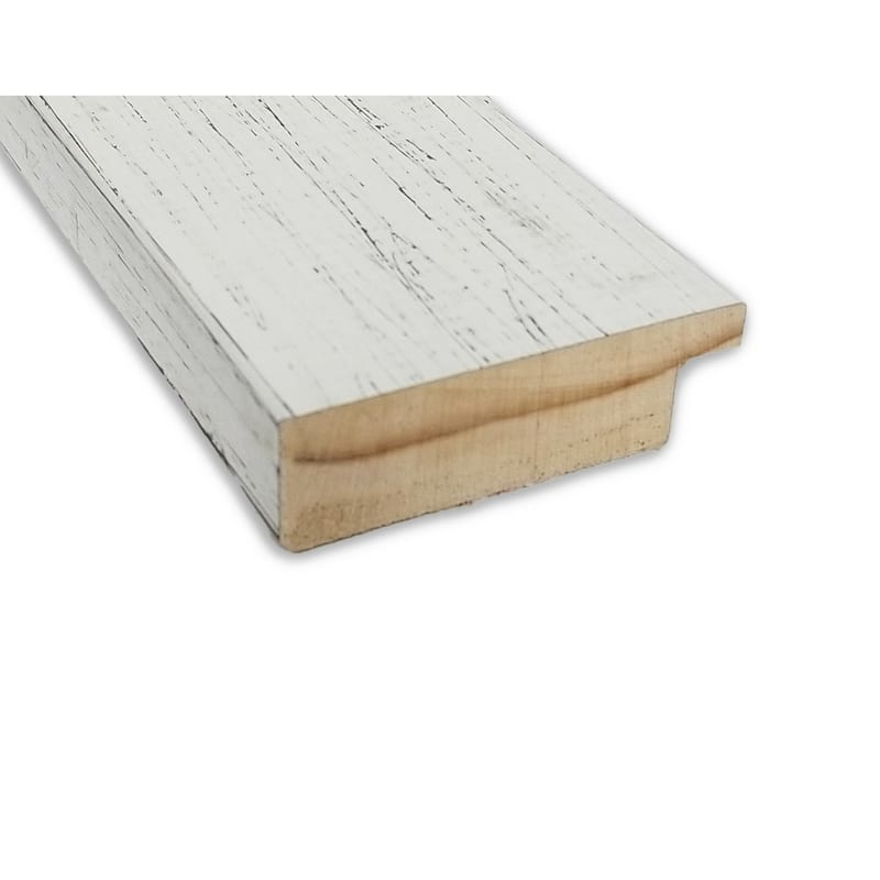 Amanti Art Shiplap White Framed Magnetic Board