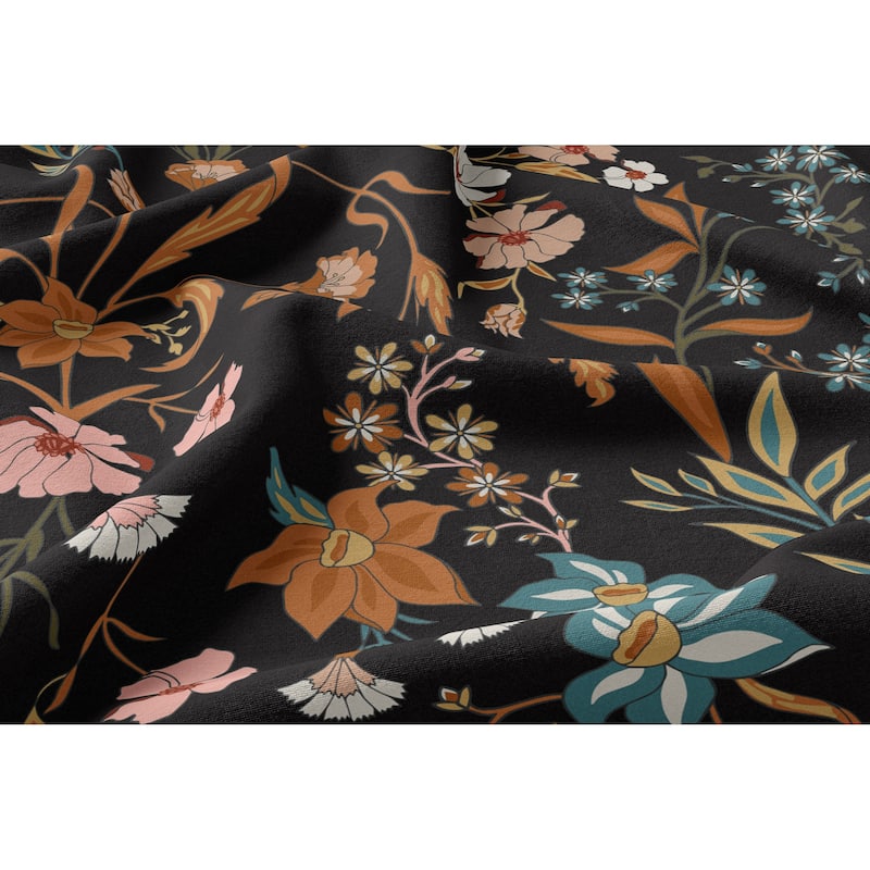 Sweet Jojo Designs Boho Wildflower Vintage Floral Girl Queen Duvet Cover Bedding Set Botanical Garden Flower Bohemian Farmhouse