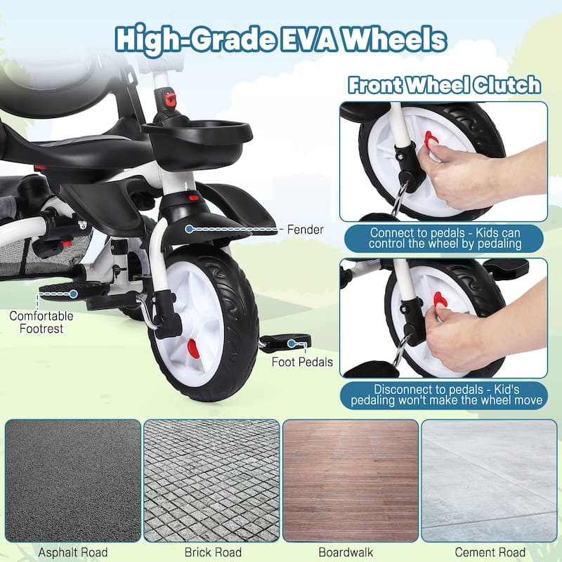 7 in 1 Baby Tricycle