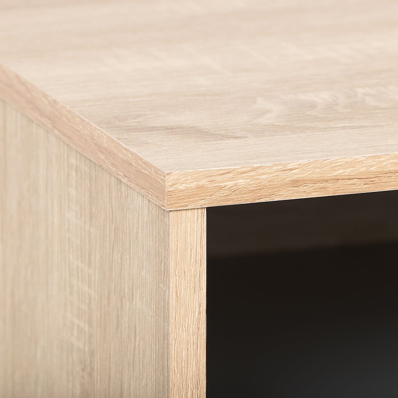 Cole TV Bench with Open Shelves, TVs up to 85" - N/A