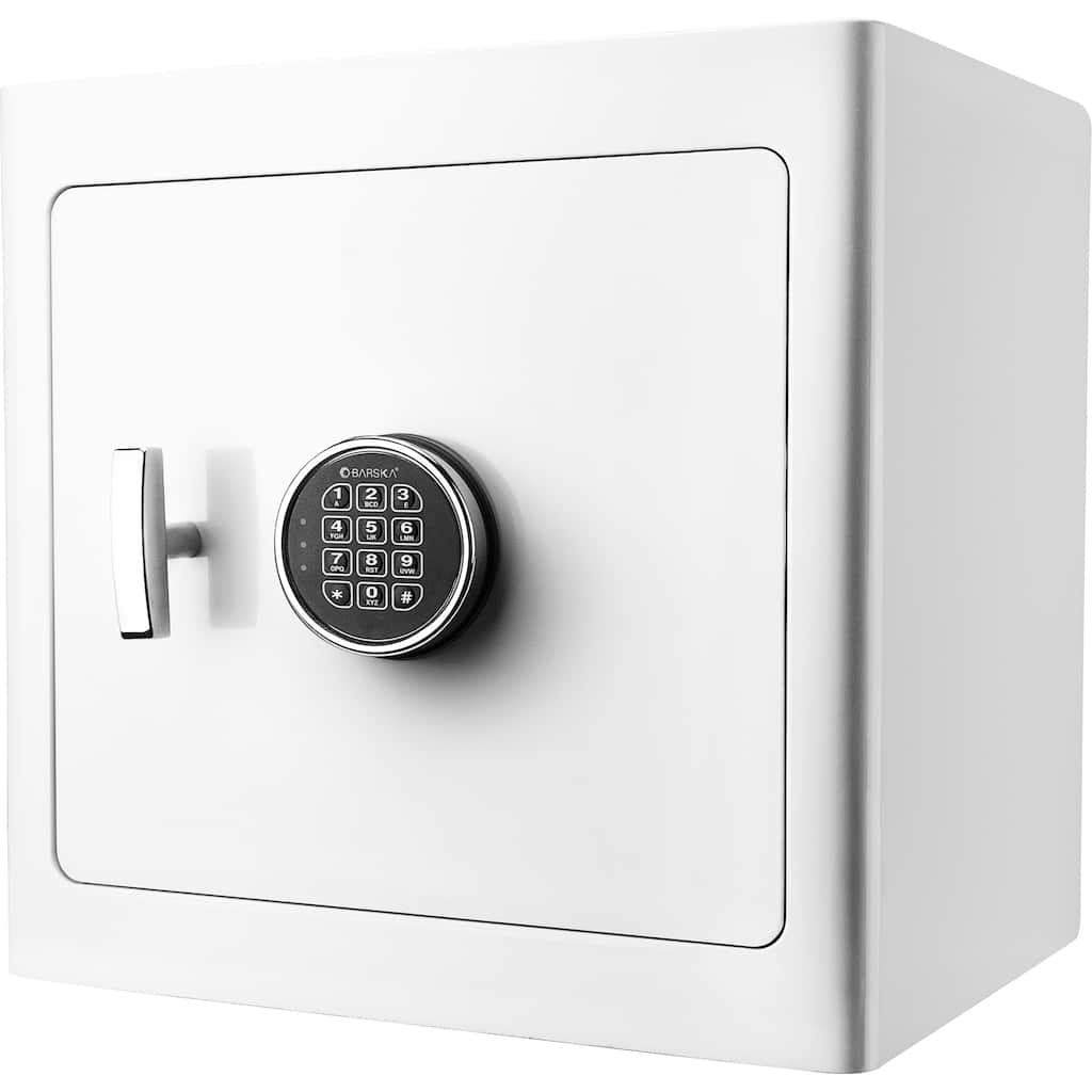 1.01 Cubic Ft White Jewelry Safe