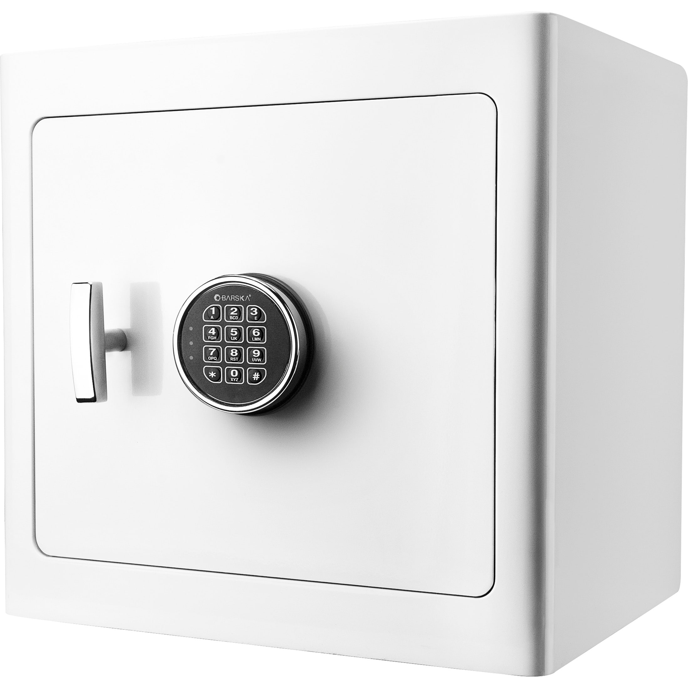 1.01 Cubic Ft White Jewelry Safe