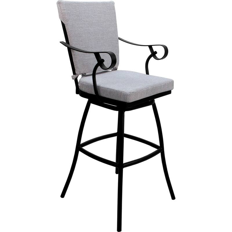 Outdoor or Indoor Counter 26", 30" or Extra Tall 34" Bar Stool - Jamey