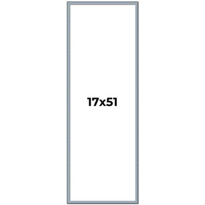 17x51 Frame Rustic Sky Blue Solid Wood Picture Frame | 0.75 Inch