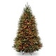 preview thumbnail 3 of 4, Fir Pre-lit or Unlit 7.5-foot Artificial Christmas Tree multi lights