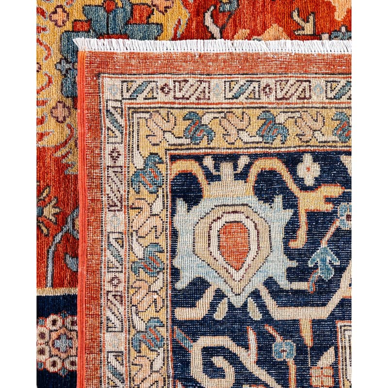 Serapi One-of-a-Kind Hand-Knotted Area Rug - Red - 8' 11" x 11' 9"