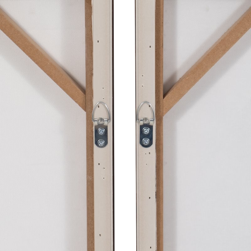 Contemporary Wall Art Paintings with Neutral Designs Set of 6 - Brown, 20"