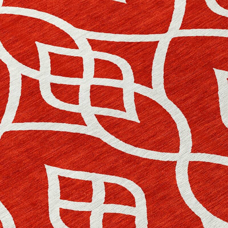Machine Washable Indoor/ Outdoor Chantille Trellis Modern Rug