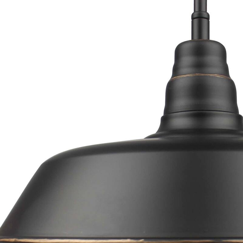 Gwen 1 Light Outdoor Pendant - Imperial Black