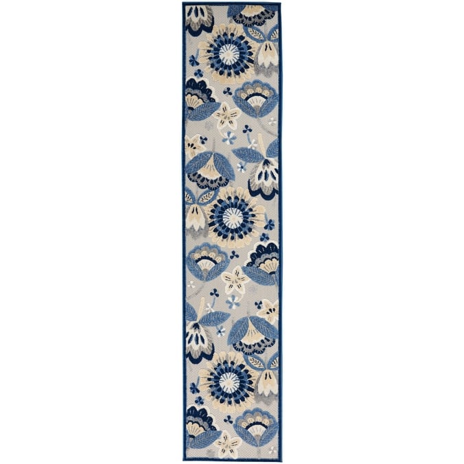 Nourison Aloha Scandinavian Floral Indoor/Outdoor Area Rug