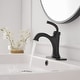 preview thumbnail 22 of 29, Single Handle Bathroom Sink Faucet with Drain Kit 1 Hole Brass Modern Bathroom Basin Vanity Faucets with Deck plate