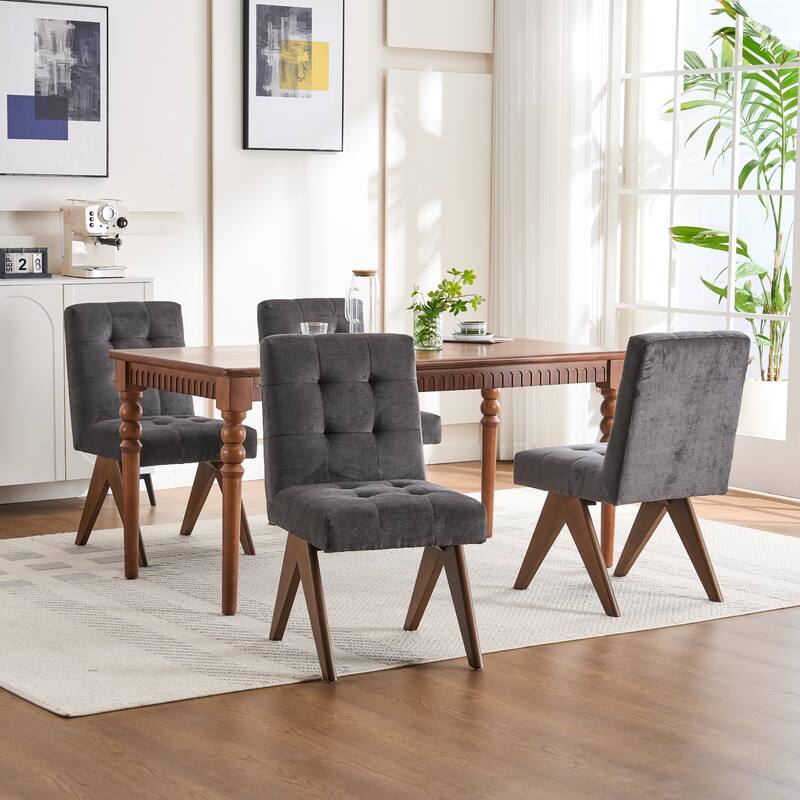Mid Century Modern Dining Chair Set of 2