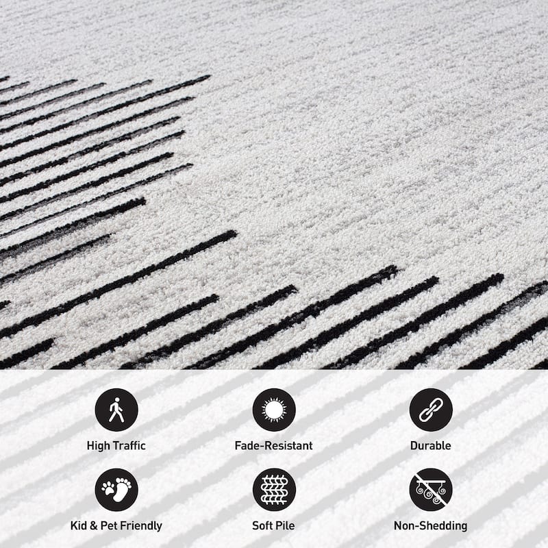 Bohemian Stripe Area Rug