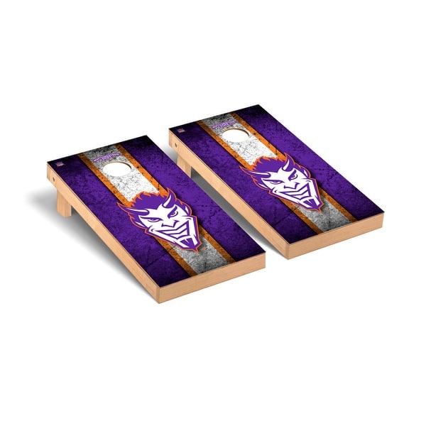 slide 2 of 5, Northwestern State University of Louisiana Demons Vintage Cornhole Board Set