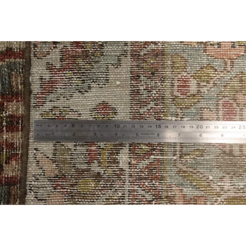 Hand Knotted Oriental 100% Wool Carpet Traditional Floral Beige & Ivories Bakhtiari Area Rug - 6' 9'' X 3' 10''