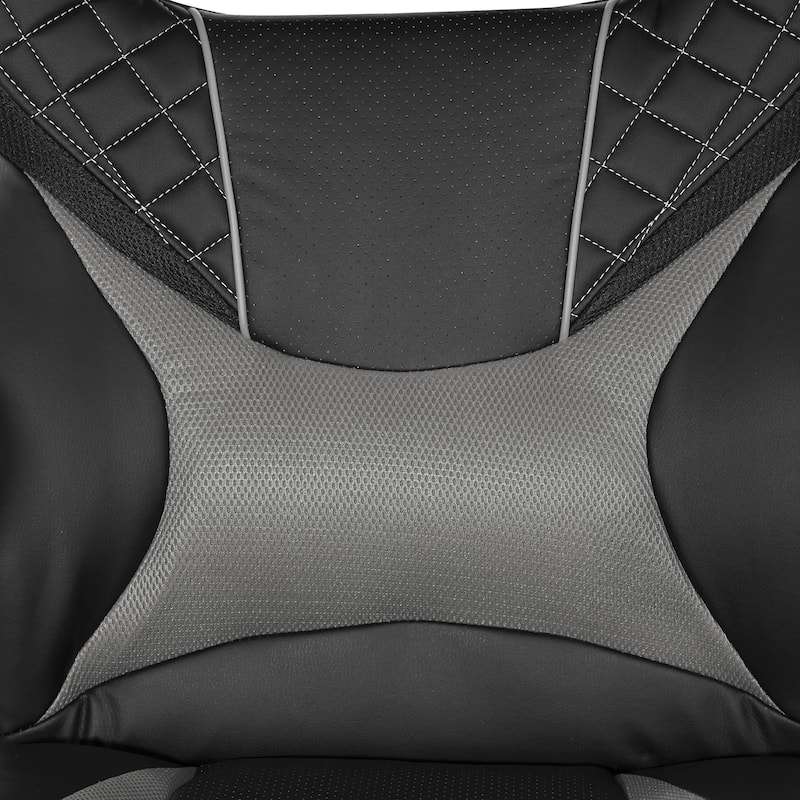 Oversite Gaming Chair in Faux Leather with Color Accents