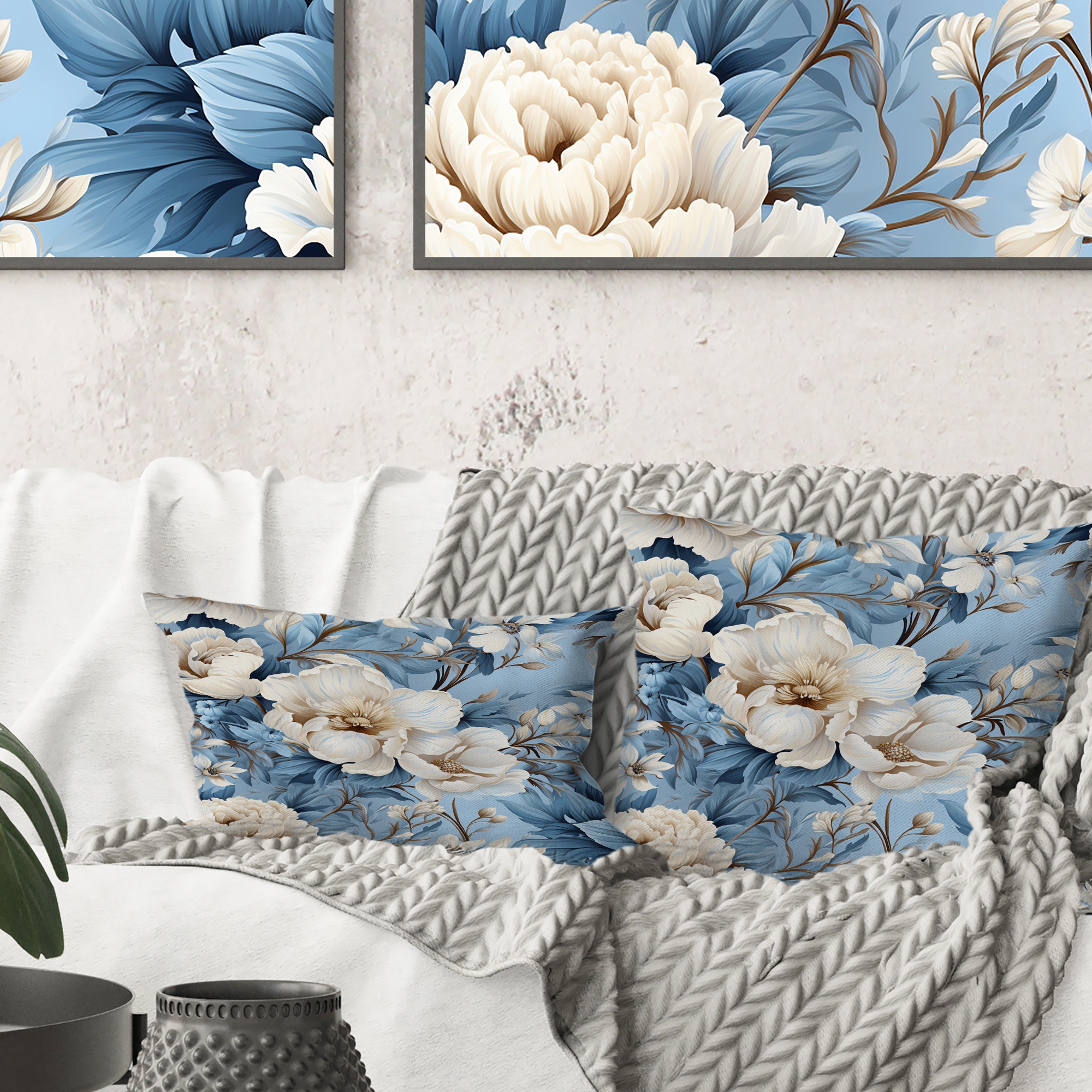 Bed bath and beyond pillows throw online