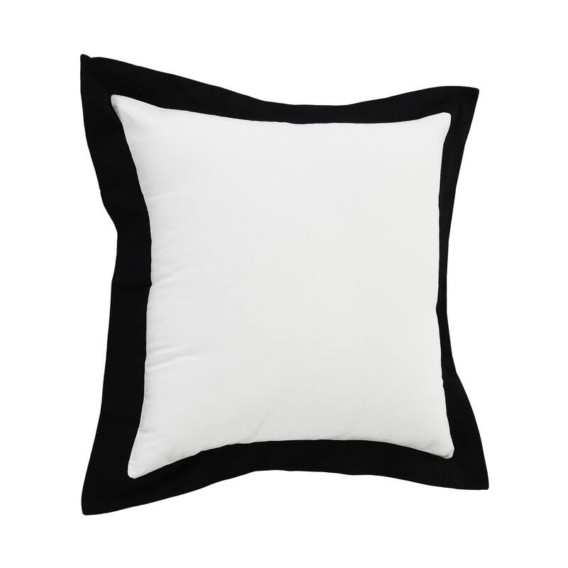 Sevita Lumen Empire Bordered Throw Pillow