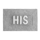 preview thumbnail 35 of 59, Jean Pierre Novelty Cotton Bath Rug - 21"x34" - "His" & "Hers"