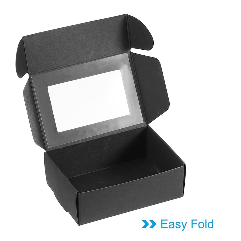 3.5"x2.5"x1" Paper Soap Box with Window, 30 Pack Soap Boxes Rectangle