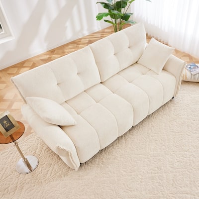 78.7" Chenille Two Seater Upholstered Sofa