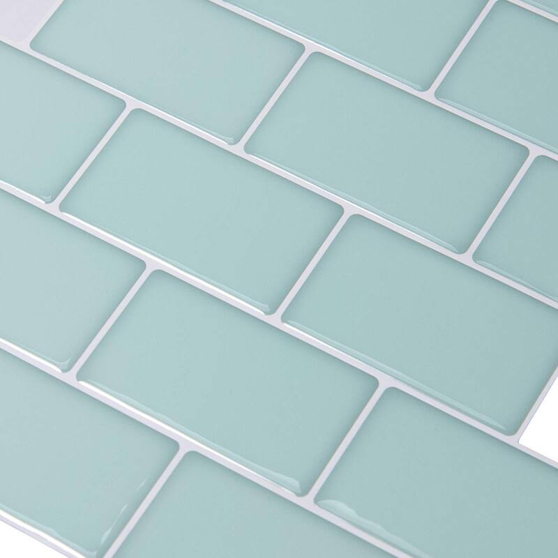 10-Sheet Peel and Stick Tile Backsplash tile for Kitchen Backsplash