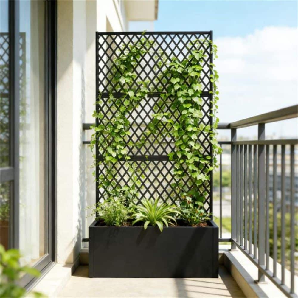 Metal Flower Pots, Elevated Garden Beds, Plant Racks