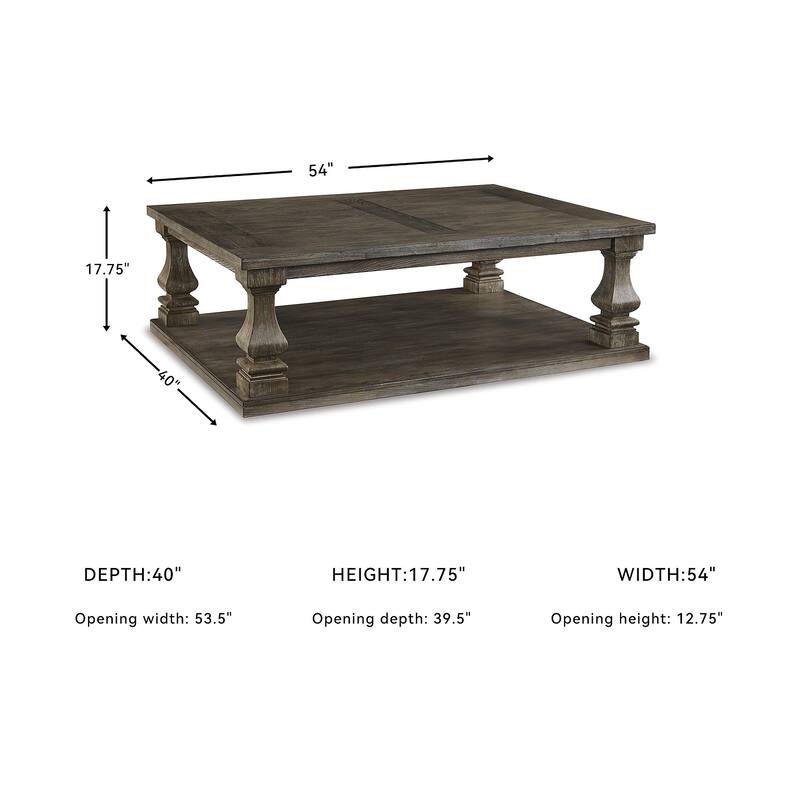 Johnelle Grey Coffee Table