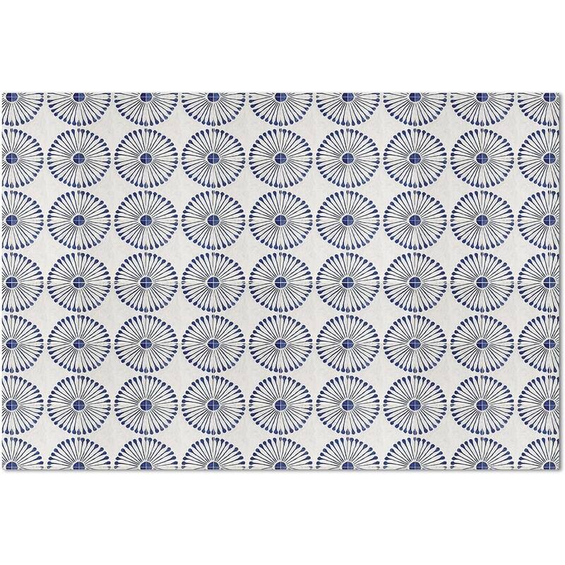 Sun Tiles Deco-Floormat, Decorative Mat, Designer Rug, Waterproof, Low Profile, Eco-Friendly Non Slip, Made in The USA (3' x 2') - Multi-Color