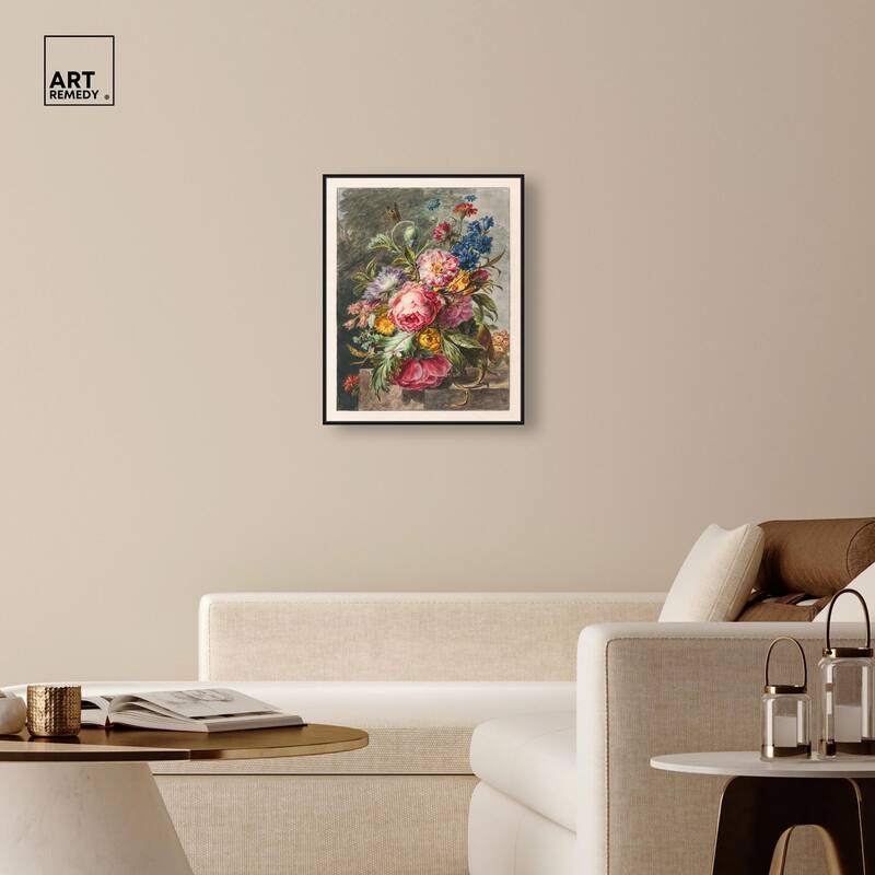 Stilleven Met Bloemen Canvas by Art Remedy