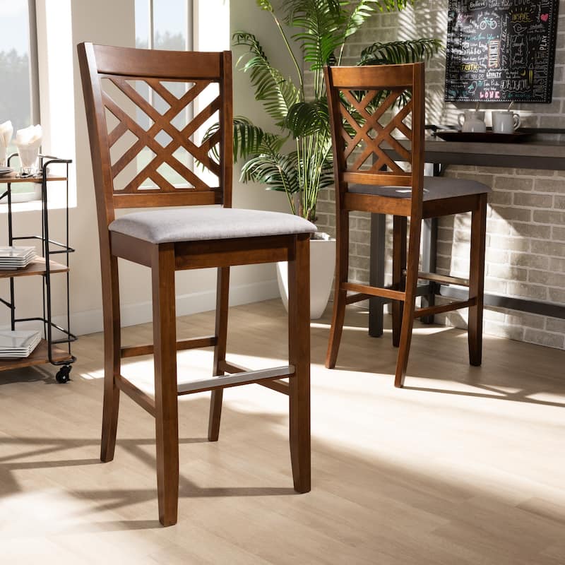 Jason Modern and Contemporary 2-Piece Bar Stool Set