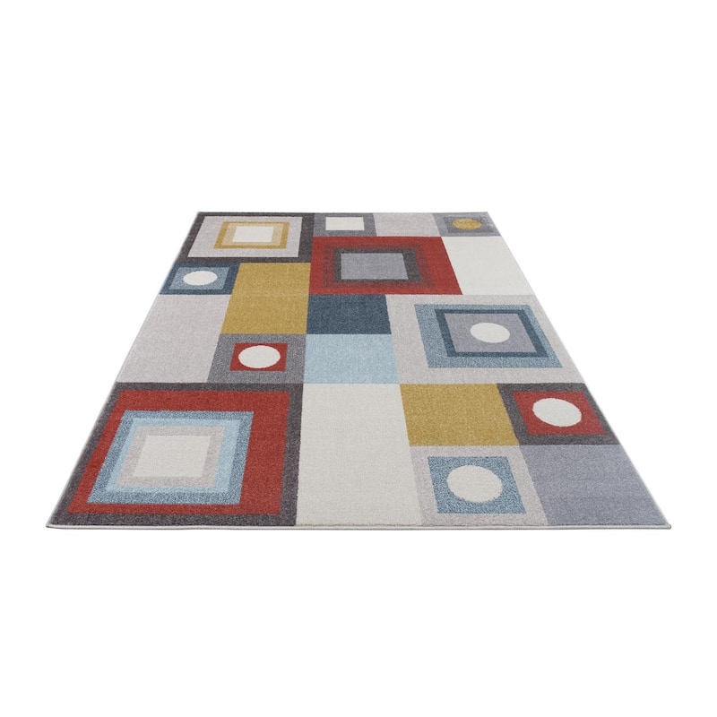 Multicolor Boho Rustic Area Rug Tapis Living Room
