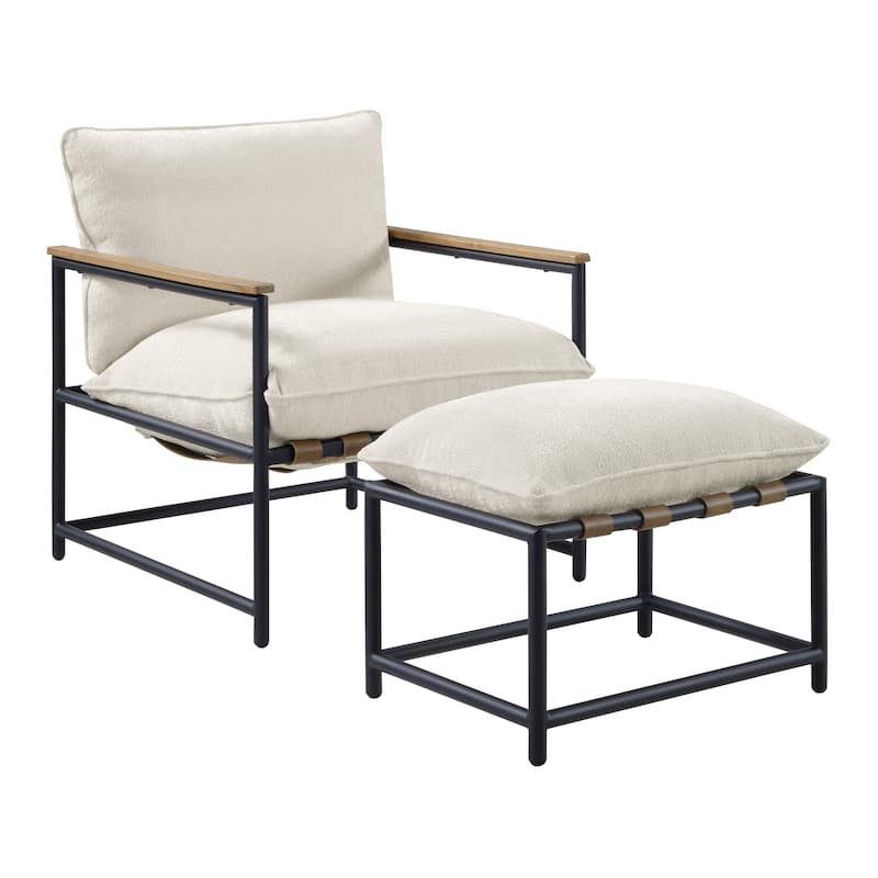 Sanders Chair & Ottoman