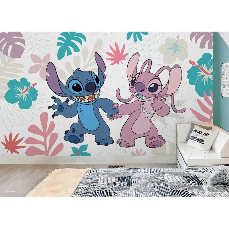 RoomMates Disney Stitch and Angel Peel and Stick Mural