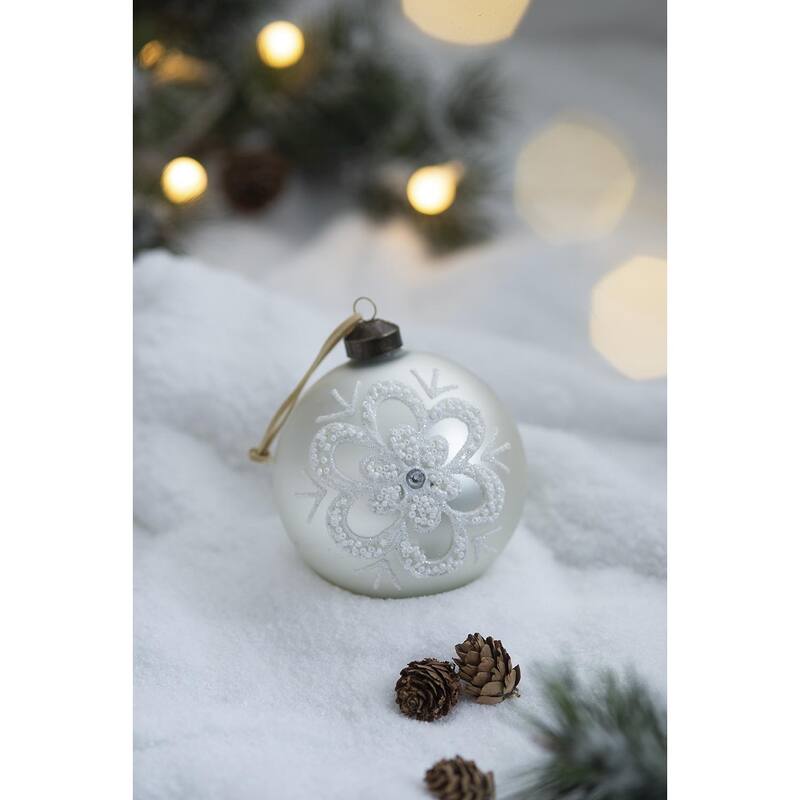 D3" Christmas Ball Ornaments, Glass Decorative Hanging Ball Christmas Tree Ornaments for Holiday, Set of 12