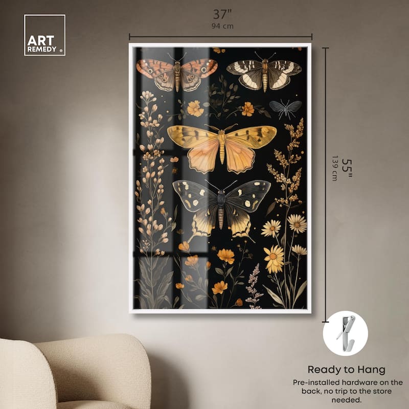 Winged Visitors II Shadowbox by Art Remedy