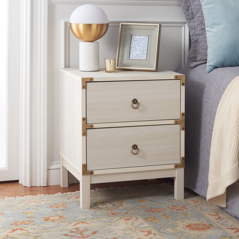 Safavieh mina store 2 drawer nightstand