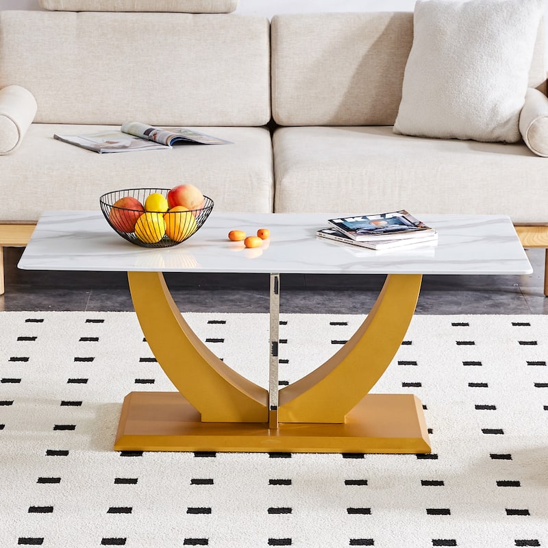 Modern minimalistTempered glass table