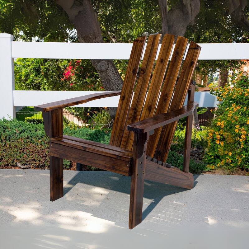 Laguna Outdoor Weather Resistant Wood Patio Adirondack Wood Chair