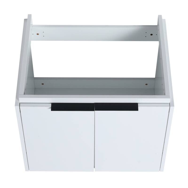Beingnext 24"/36"/48"/60"/72"/84" Bathroom Vanity with Sink, Floating Bathroom Vanity with Soft Close Door and Shelf