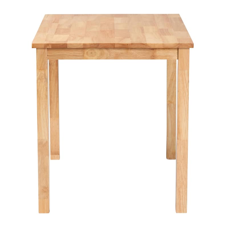 Eveline Modern Natural Brown Finished Wood 43-Inch Dining Table