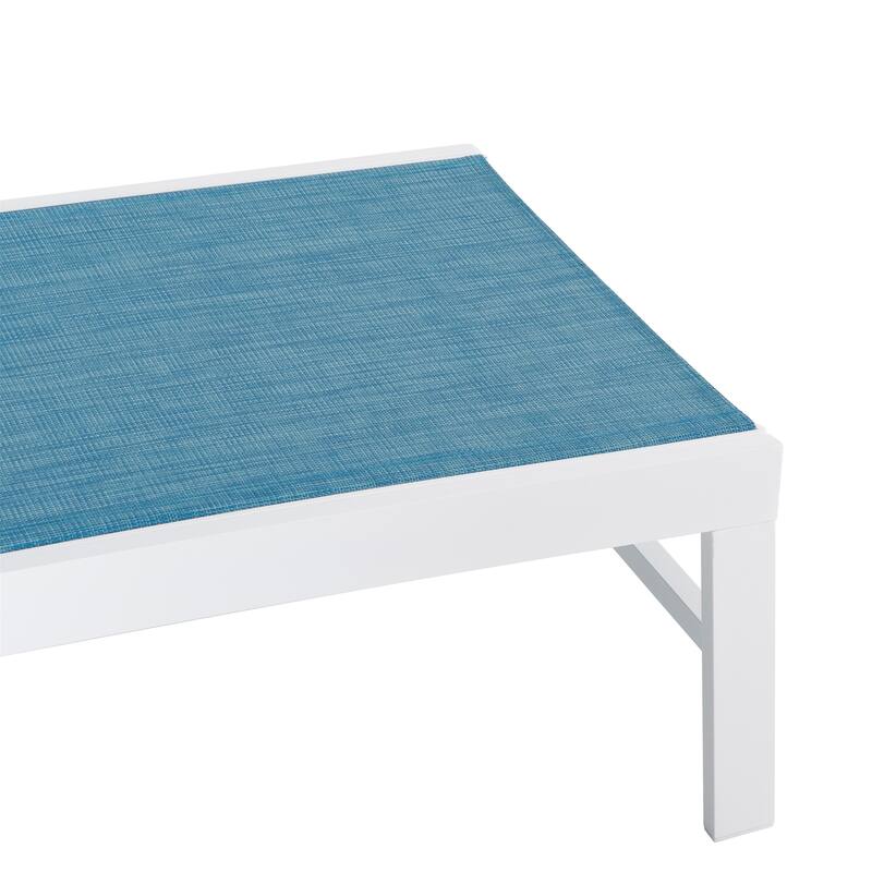 VredHom Outdoor Patio Adjustable Aluminum Chaise Lounges (Set of 4) - 76.38" L x 23.62" W x 13" H