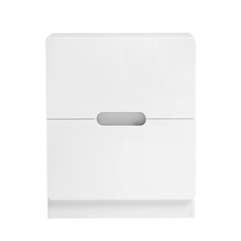 Handless Nightstand with 2 Drawers