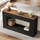 preview thumbnail 8 of 32, Modern Console Table, 55-Inch Wood Entryway Table with Storage